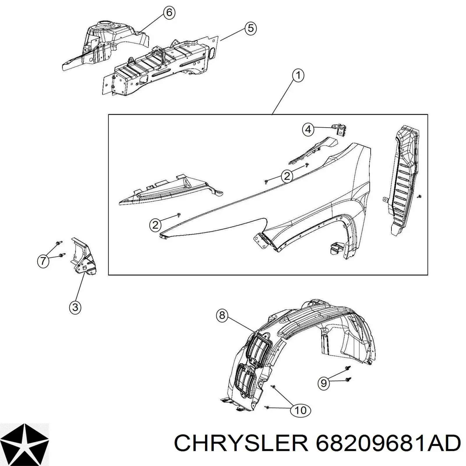 68209681AC Chrysler 