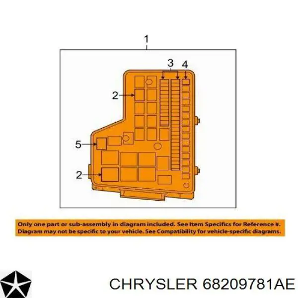 Купить 68209781AE Chrysler 