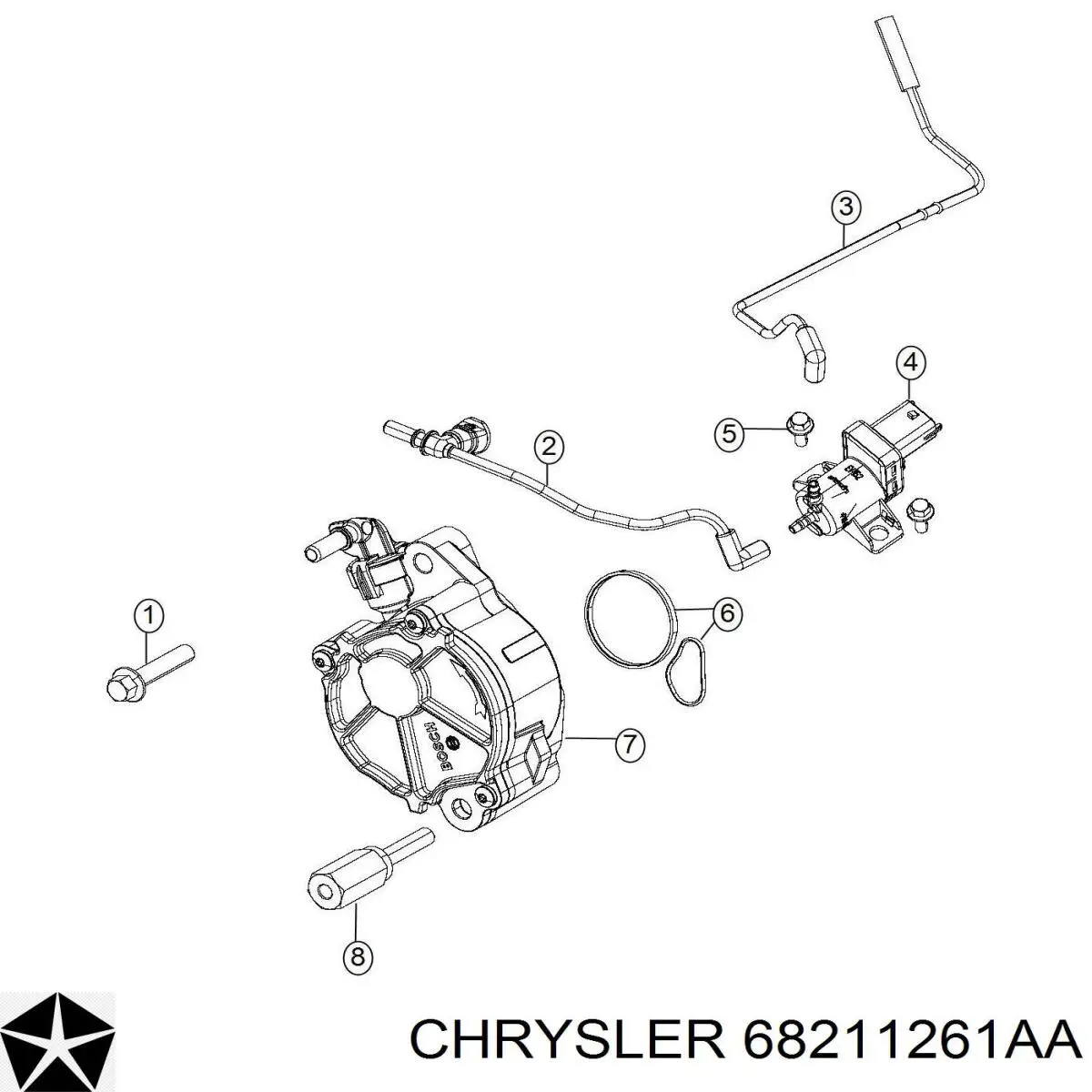  Chrysler 68211261AA цена, от 64.90 USD
