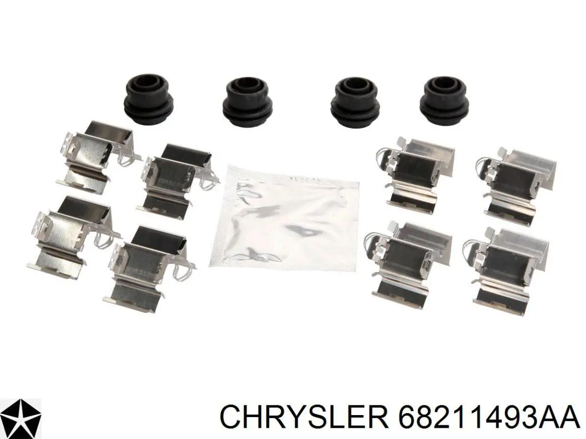68211493AA Chrysler Колодки тормозные дисковые комплект