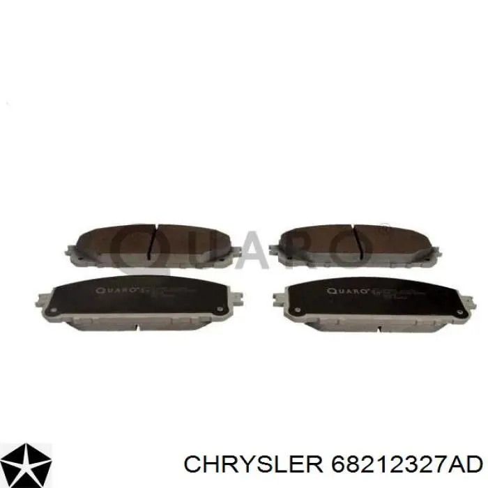 Колодки Chrysler 68212327AD цена, от 47.85 USD