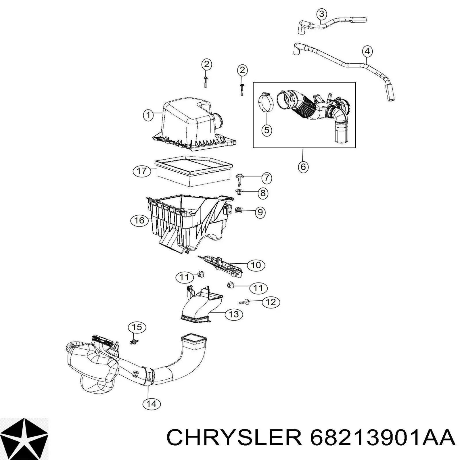  68213901AA Chrysler