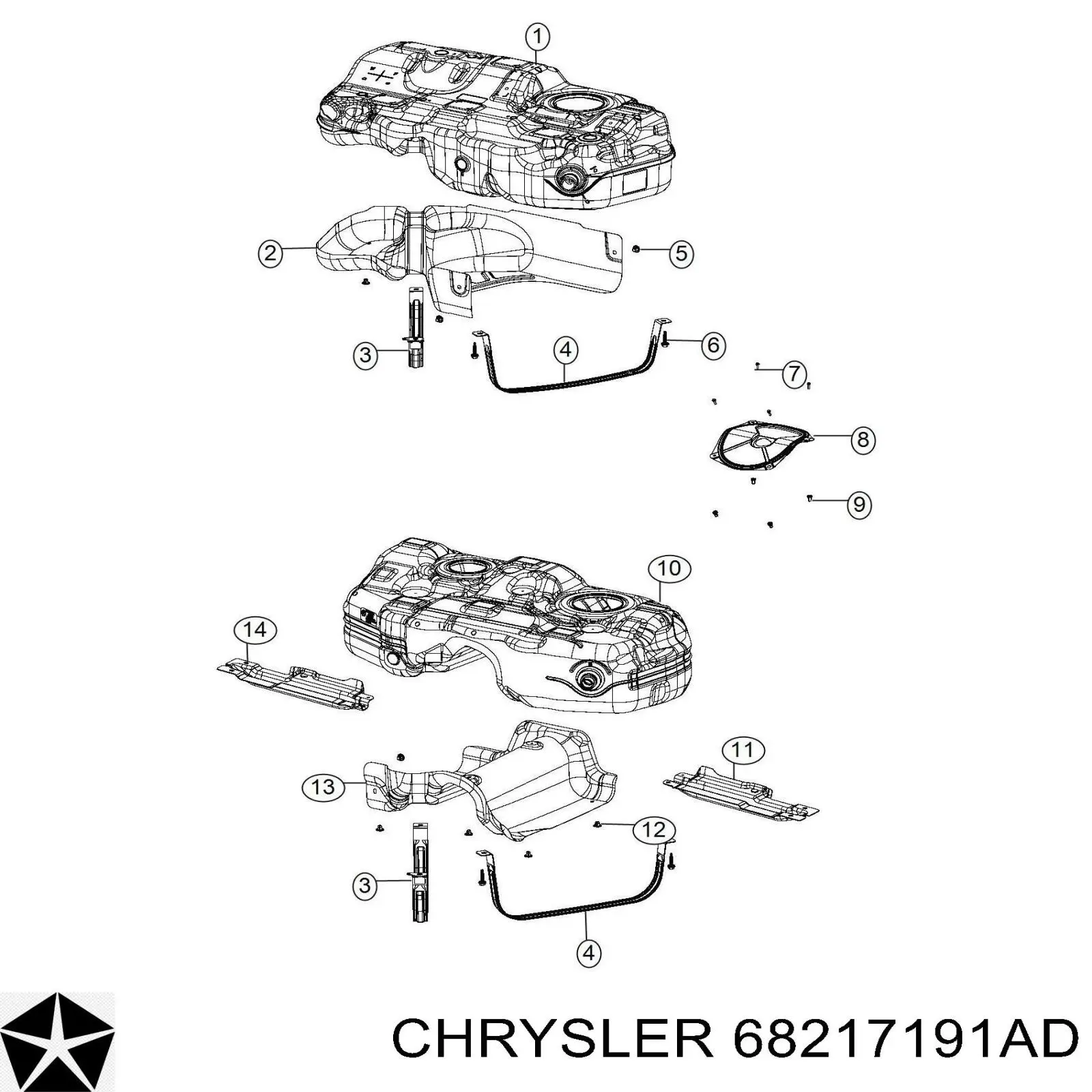  K68217191AC Fiat/Alfa/Lancia