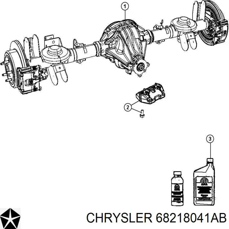  Трансмиссионное масло Chrysler (68218041AB)
