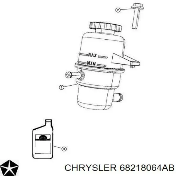Жидкость ГУР Себринг LX ⚙️ (Chrysler Sebring)