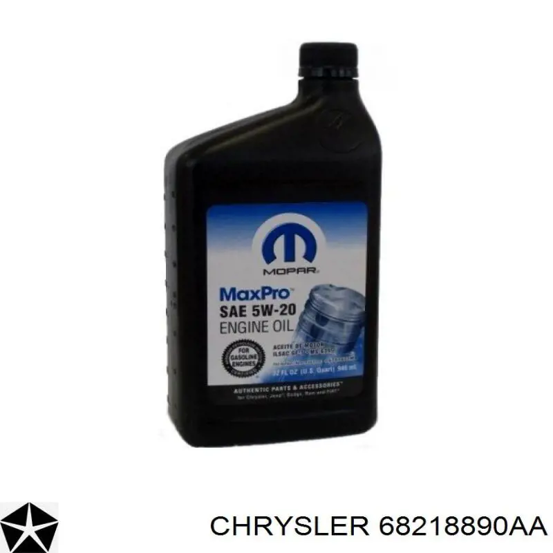 Моторное масло Chrysler MaxPro 5W-20 Синтетическое 0.946л (68218890AA)