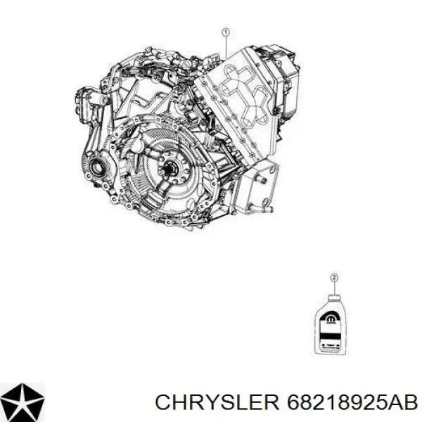 68218925AB Chrysler óleo de transmissão