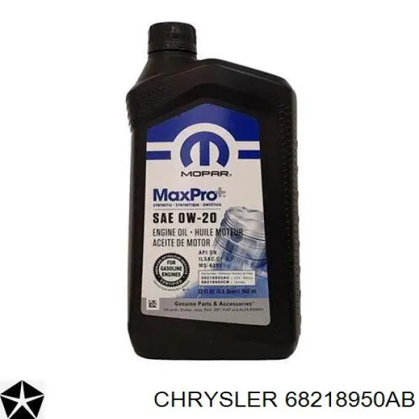 Моторное масло Chrysler (68218950AB)