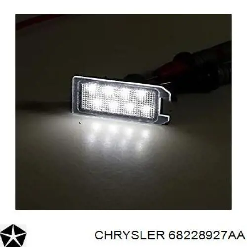 Фонарь подсветки заднего номера Chrysler 68228930AA цена, от 17.14 USD