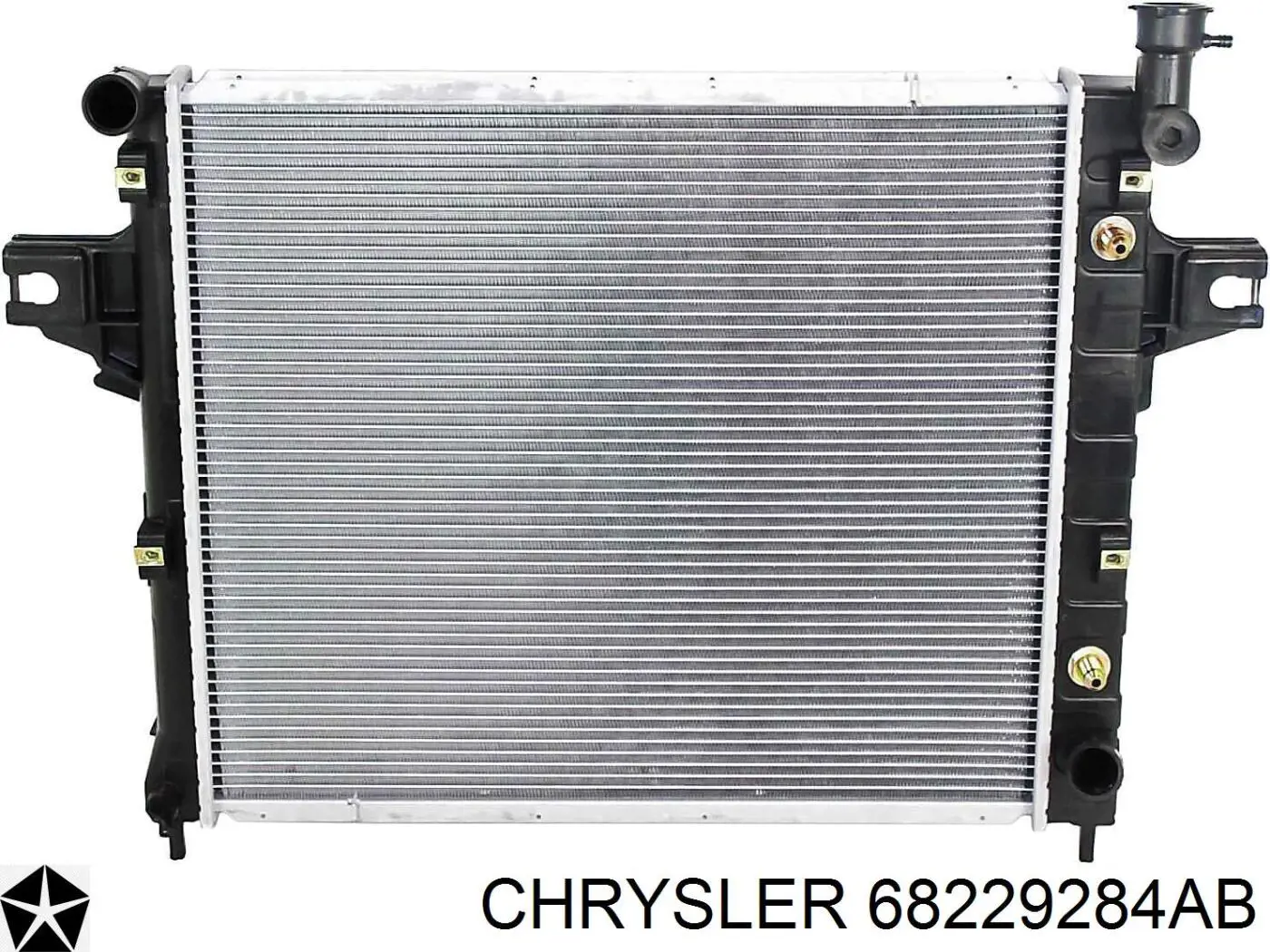 Купить 68229284AB Chrysler Радиатор водяной