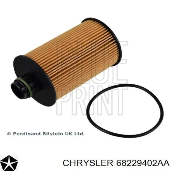 68229402AA Chrysler filtro de óleo