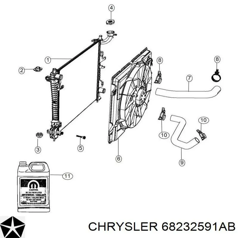  68232591AB Chrysler