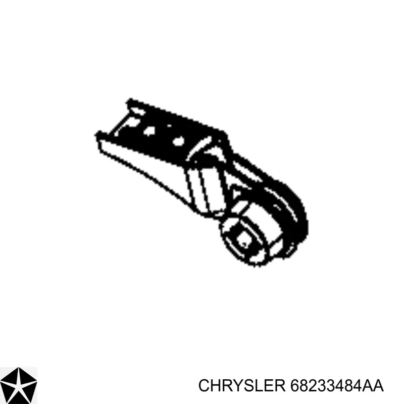 Купить K68233484AA Fiat/Alfa/Lancia Кронштейн приемной трубы глушителя