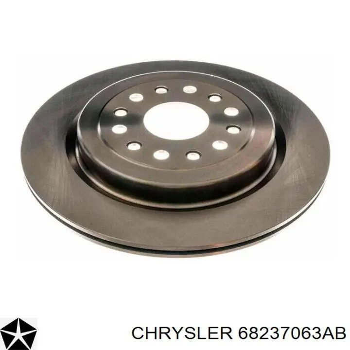 68237063AB Chrysler диск тормозной передний