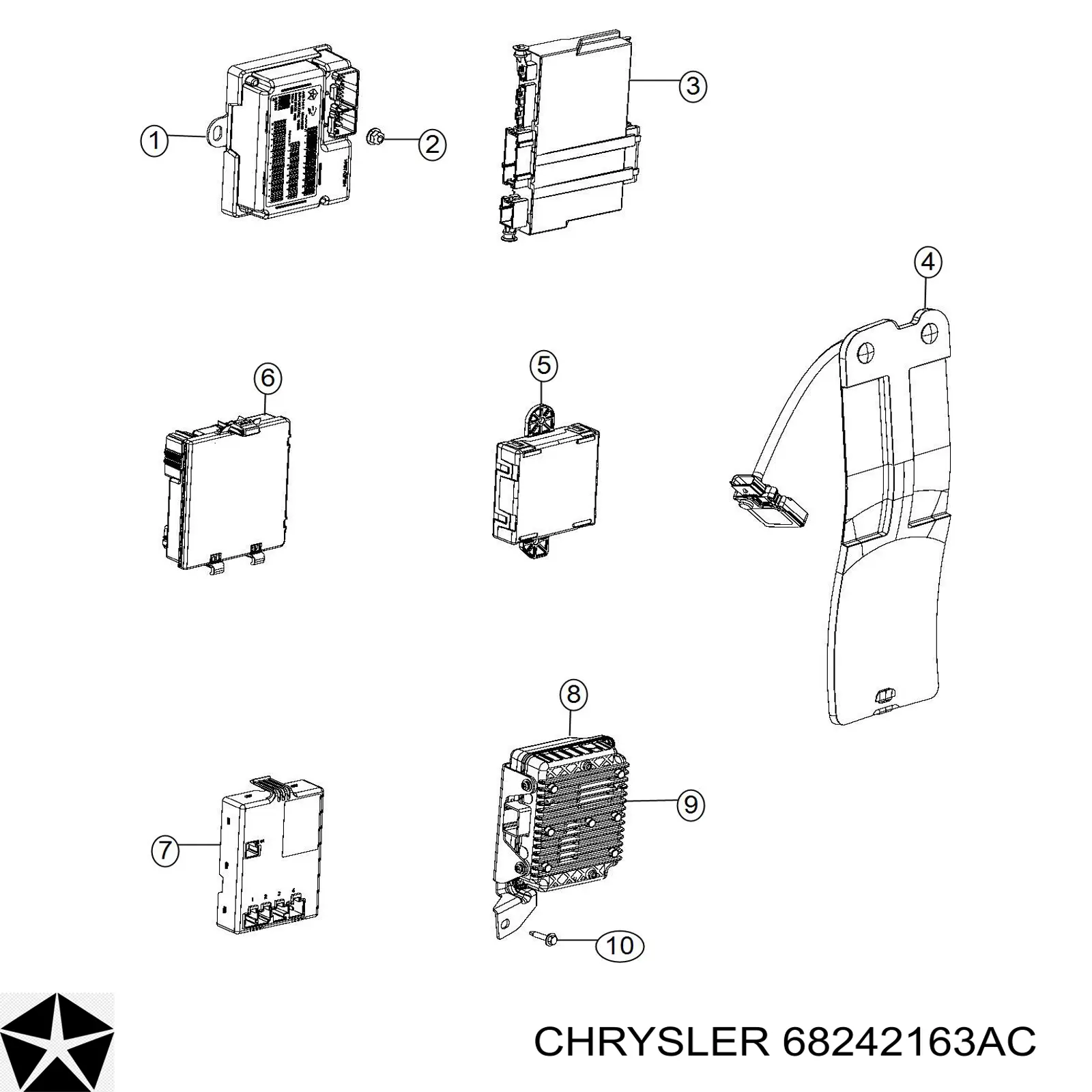 68540645AA Chrysler 