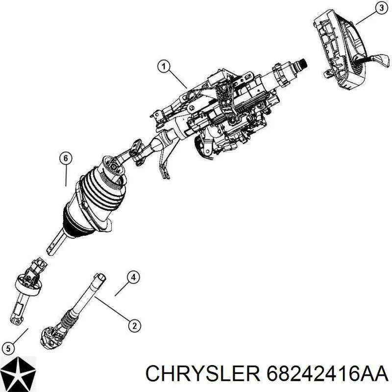  Chrysler 68083594AA цена, от 126.98 USD