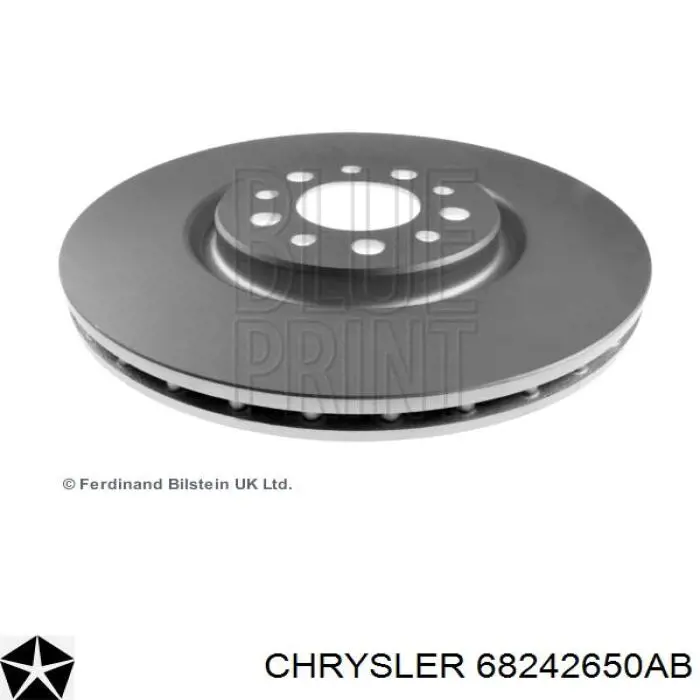 Купить 68242650AB Chrysler Ротор тормозной