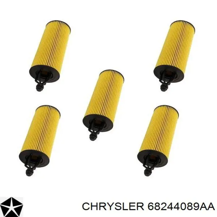 Патрубок радиатора 68244089AA Chrysler