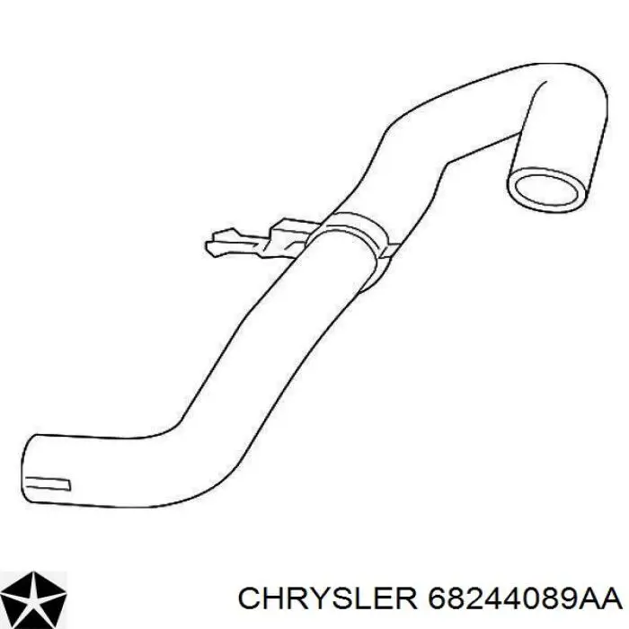 Шланг радиатора охлаждения Chrysler 68244089AA цена, от 25.17 USD