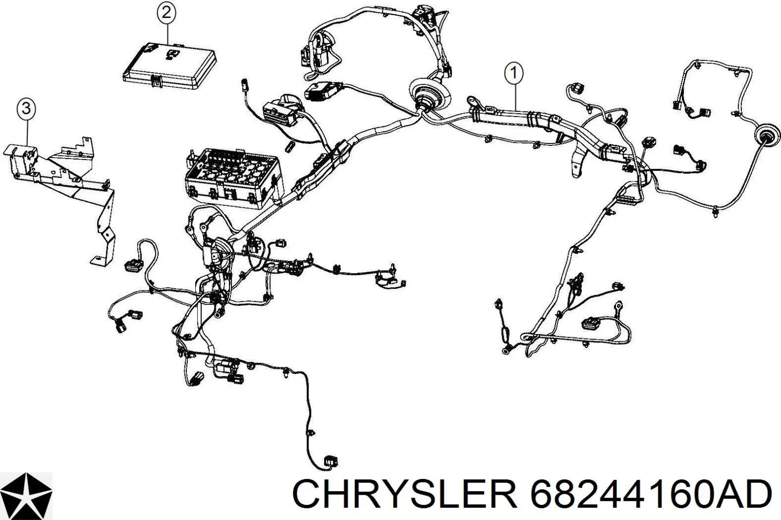  Chrysler 68244160AC цена, от 20.81 USD