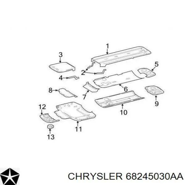 68245030AA Chrysler 