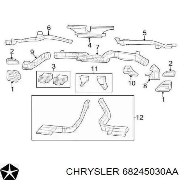 Купить 68245030AA Chrysler 