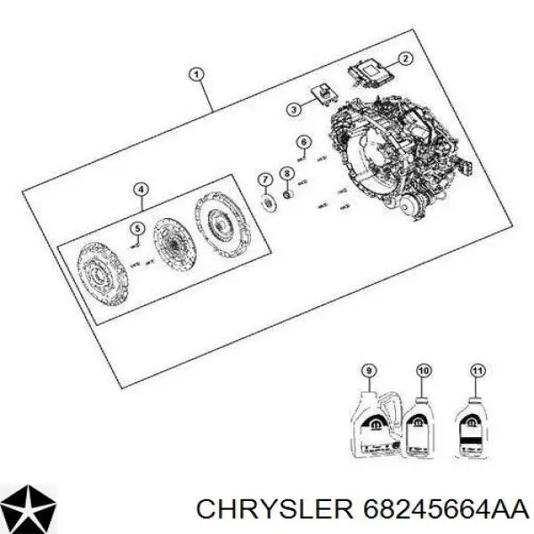  68159572AB Fiat/Alfa/Lancia