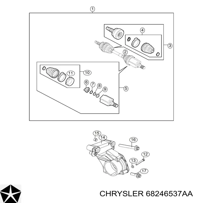 68246537AA Chrysler 