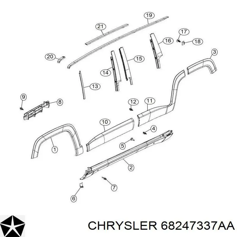 68247337AA Chrysler 