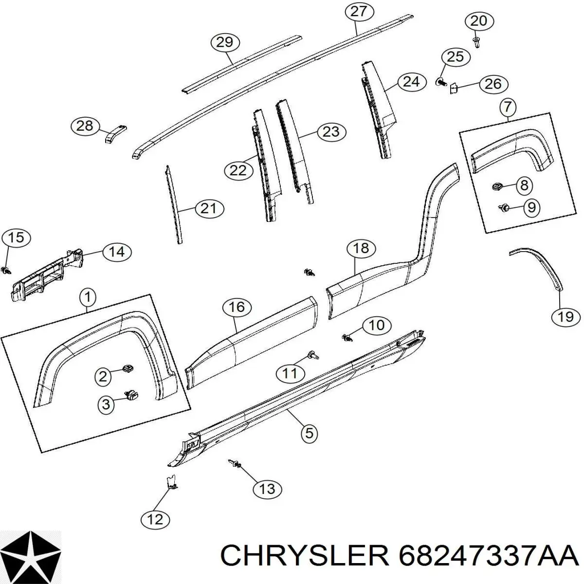 Купить 68247337AA Chrysler 