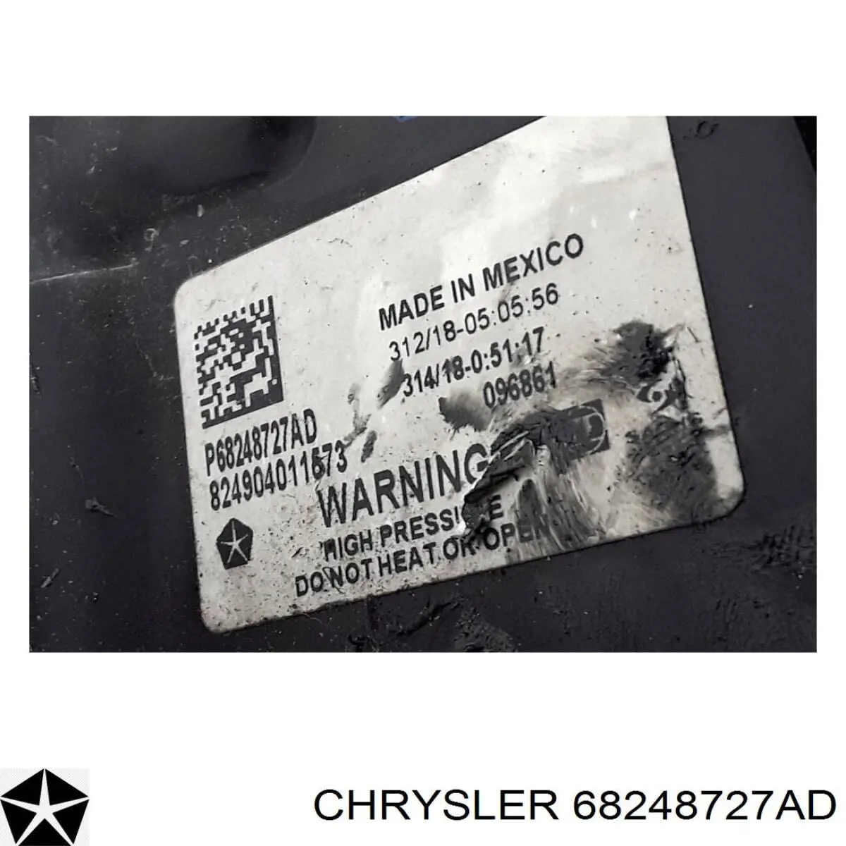 Купить 68248727AD Chrysler Амортизатор подвески передний левый