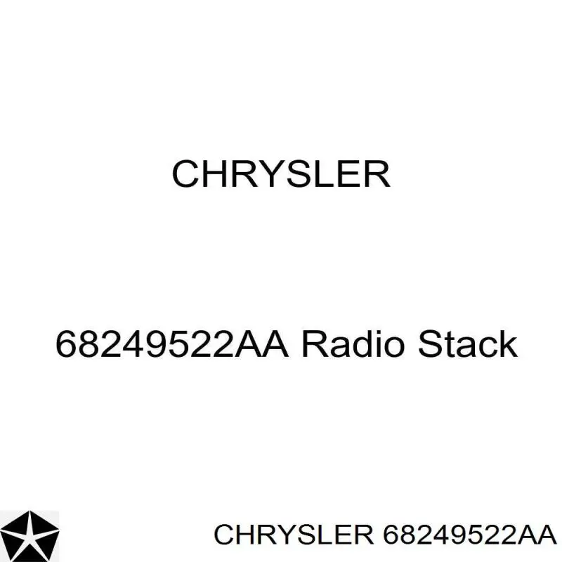 68249522AA Chrysler 