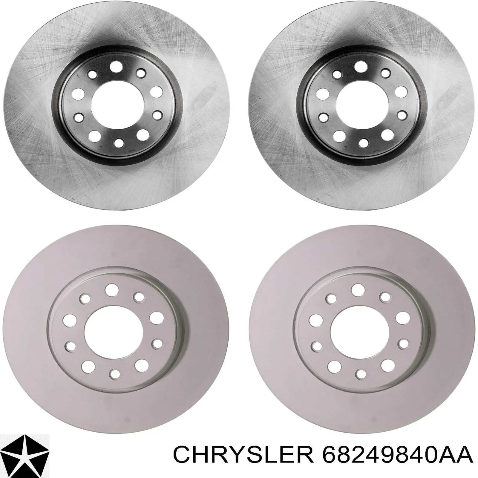 Тормоз дисковый передний Chrysler 68249840AA цена, от 38.01 USD