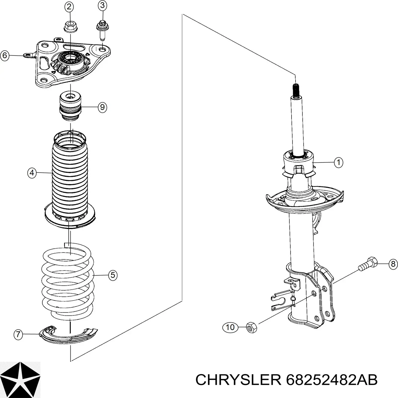 68290231AB Chrysler 
