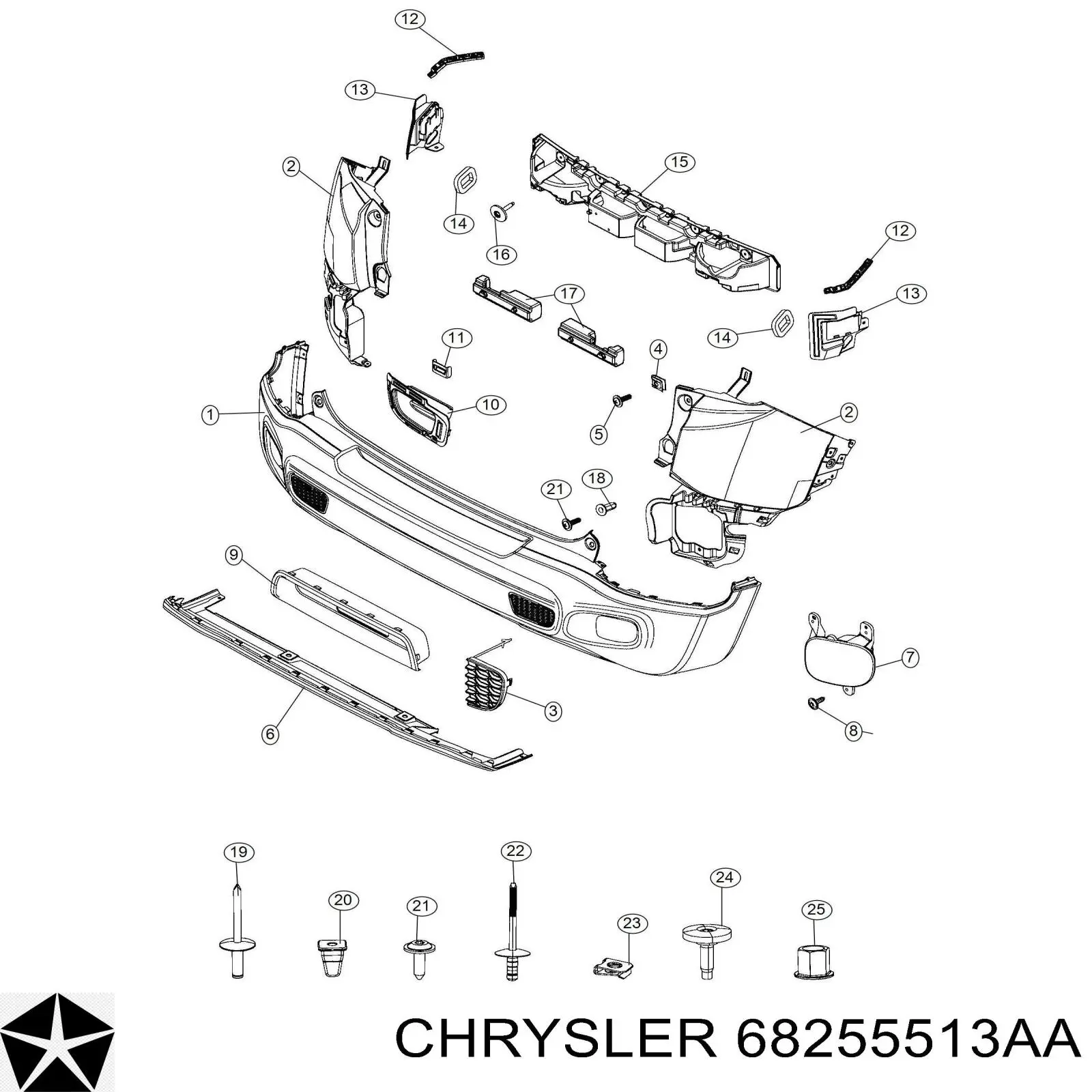 ZCR1606R Signeda Правый катафот бампера