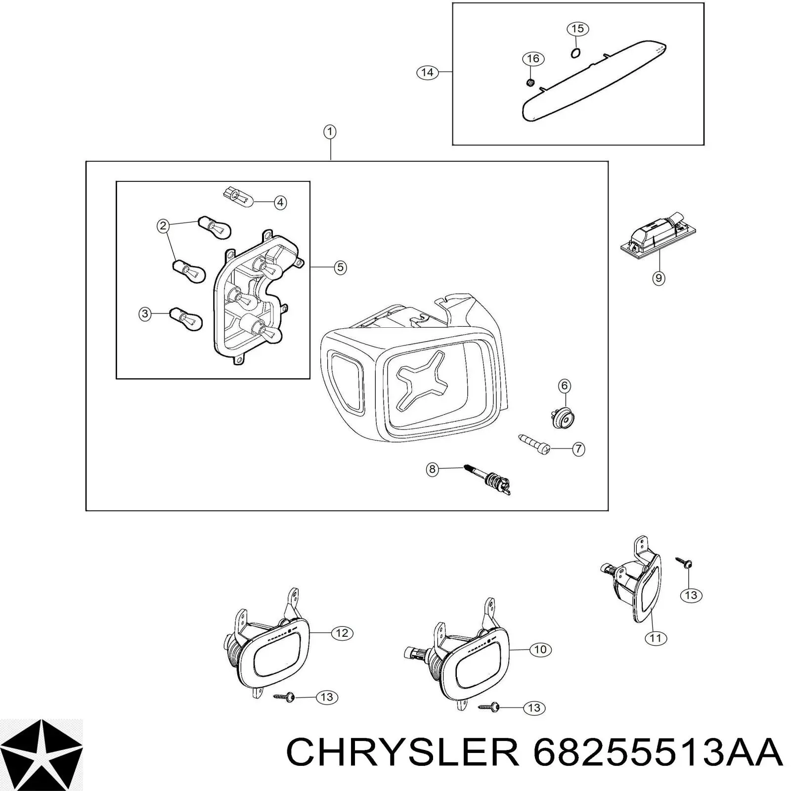 Купить ZCR1606R Signeda Правый катафот заднего бампера