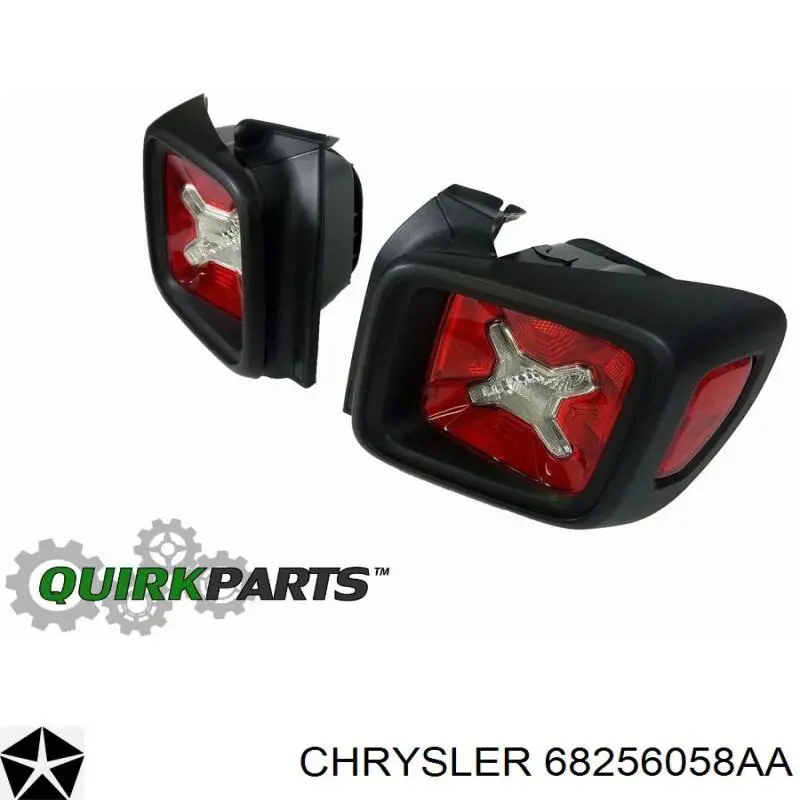 Задняя левая фара Chrysler 52060586 цена, от 74.56 USD