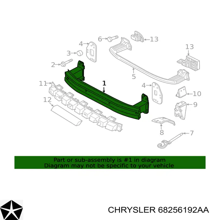  68256192AA Chrysler