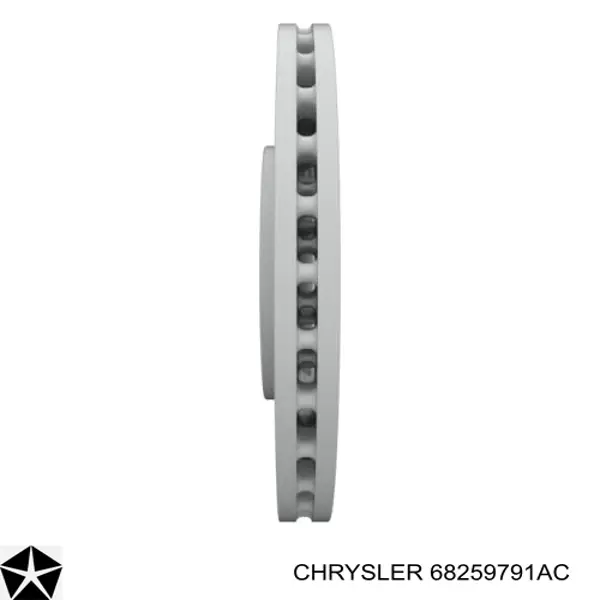 Передние тормозные диски 68259791AC Chrysler