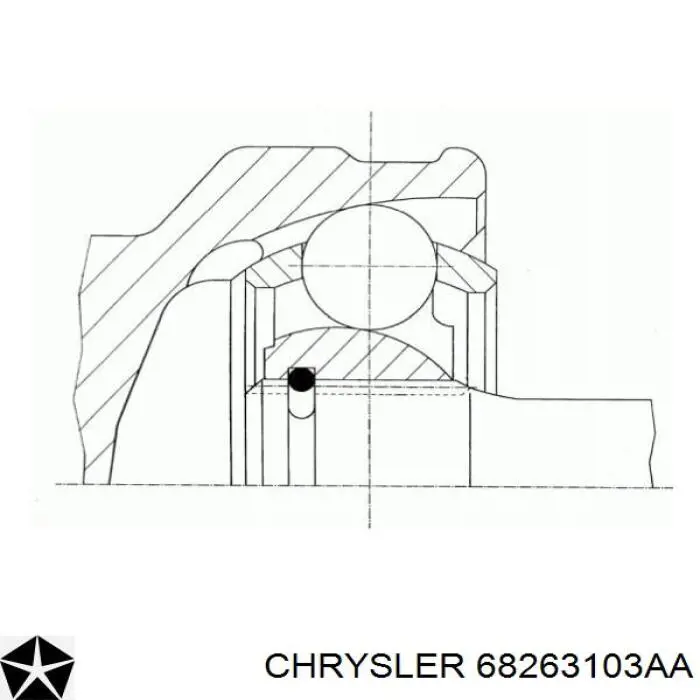  Chrysler 68263103AA цена, от 51.92 USD