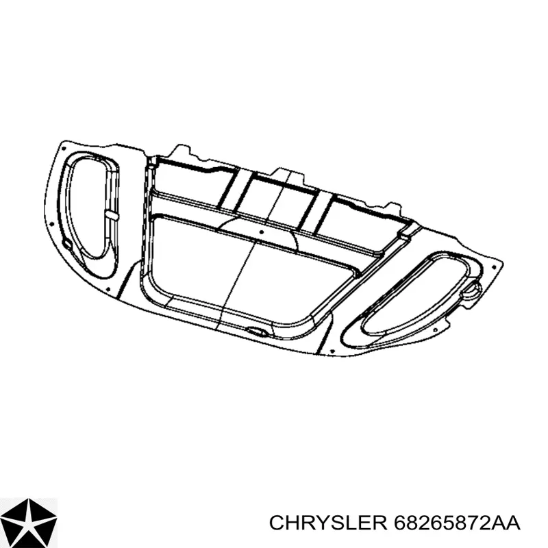Обшивка капота Chrysler 68265872AA цена, от 25.51 USD