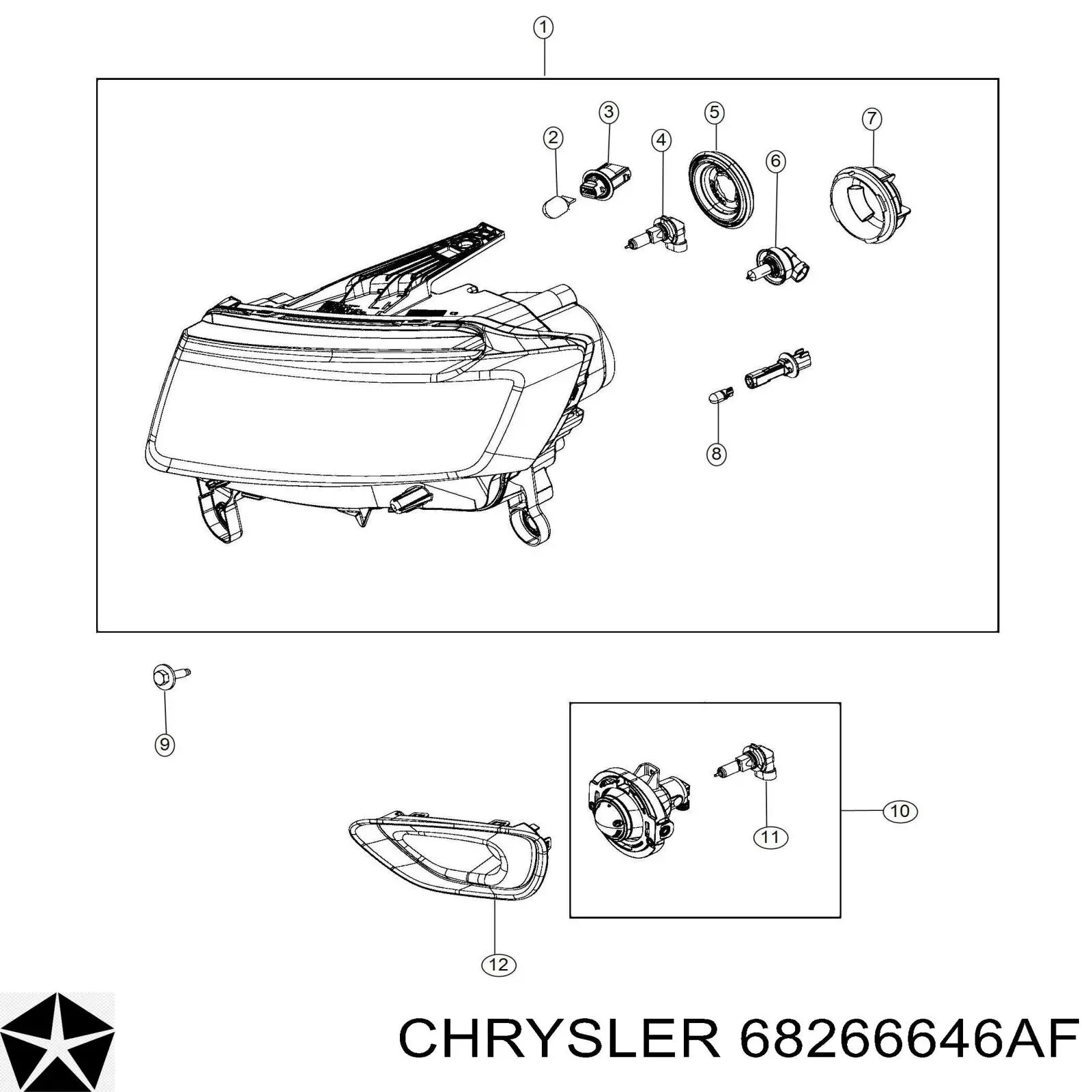  K68266646AD Fiat/Alfa/Lancia