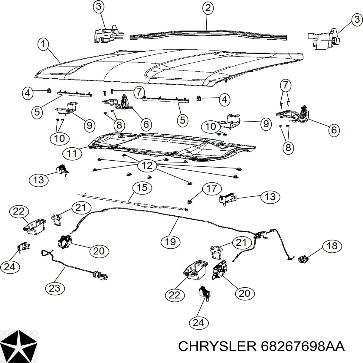 Купить 68267698AA Chrysler 
