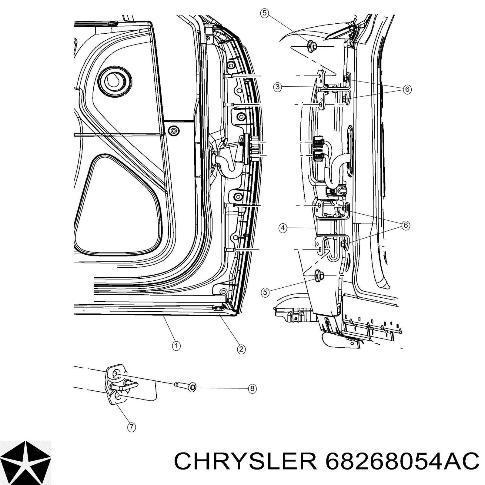  K68268054AA Fiat/Alfa/Lancia