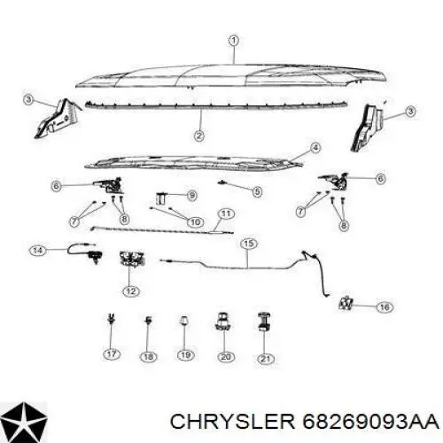 68269093AA Chrysler 