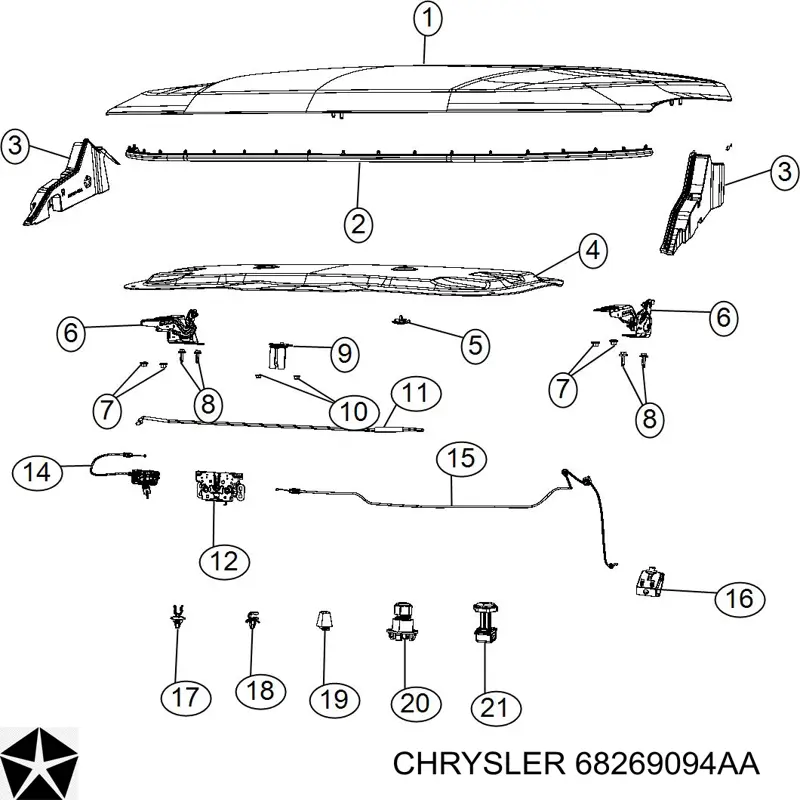 68269094AA Chrysler 