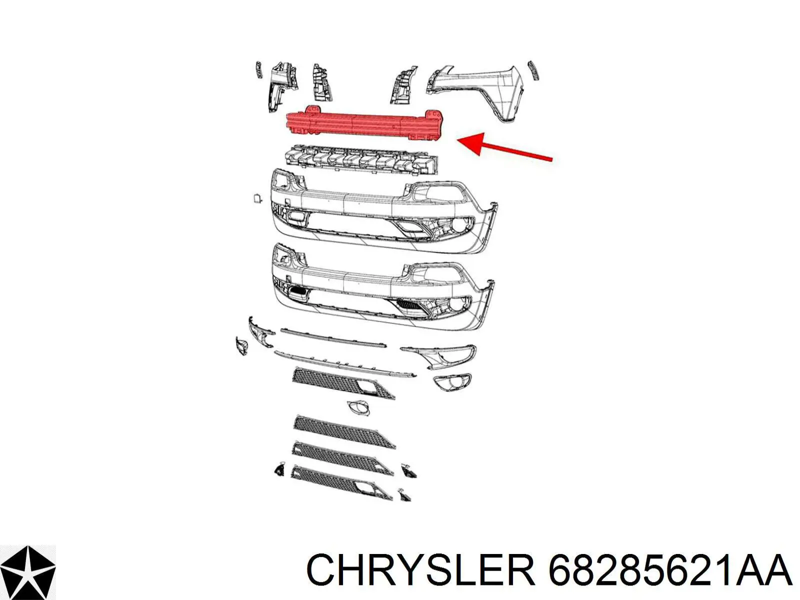 Купить PCR44090A Signeda Буфер бампера переднего