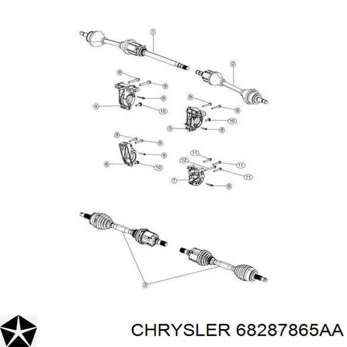 68287865AA Chrysler 