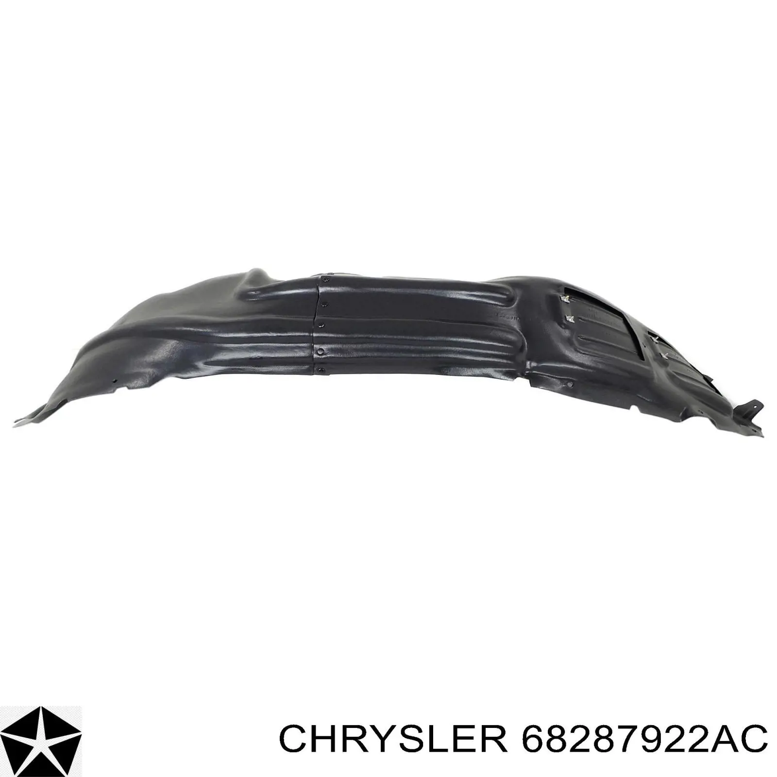Правый подкрылок переднего крыла Chrysler 68287922AC цена, от 67.40 USD