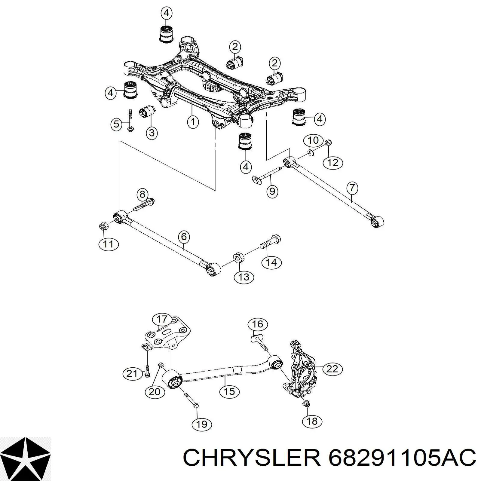  68291105AB Chrysler